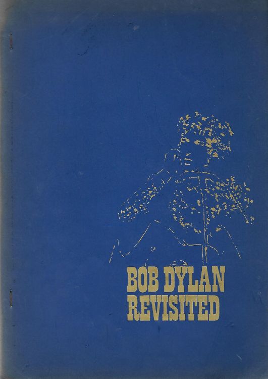 bob dylan revisited book in Dutch blue cover