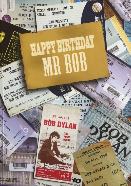 happy birthday mr Bob Dylan book