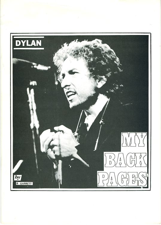 my back pages garrett Bob Dylan book