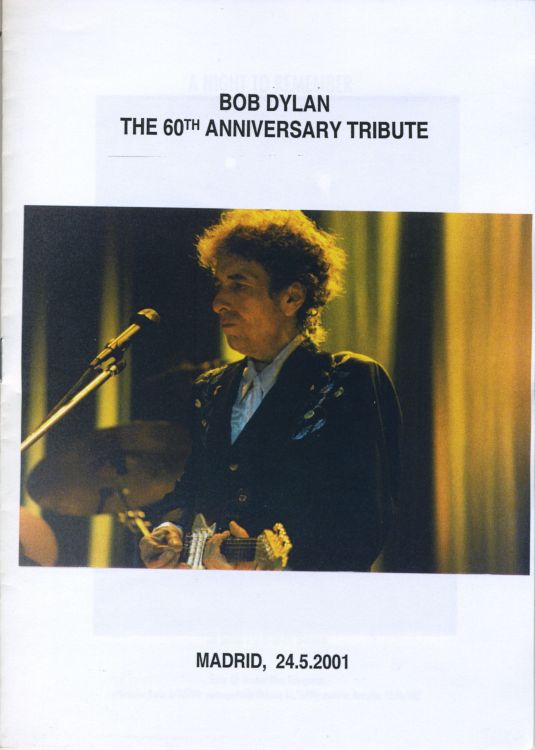 bob dylan the 60th anniversary tribute book in Spanish