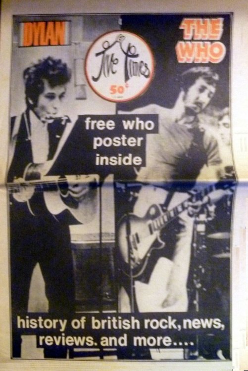 jive times 1974 Bob Dylan front cover