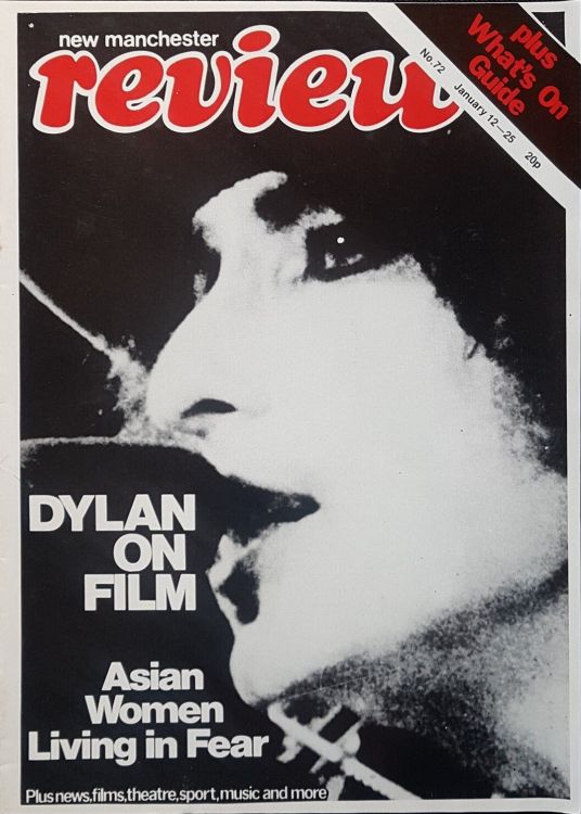 new manchester review magazine Bob Dylan front cover