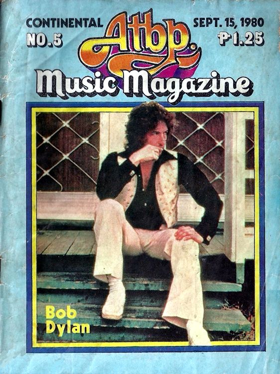 atbp music magazine Bob Dylan front cover