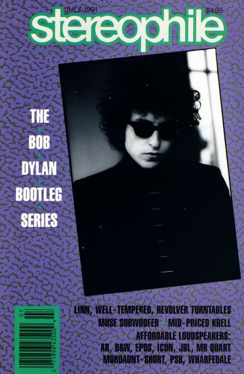 stereophile magazine Bob Dylan front cover