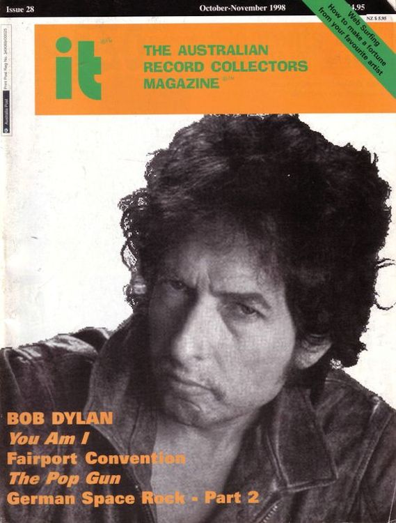 it the australian record collector magazine Bob Dylan front cover