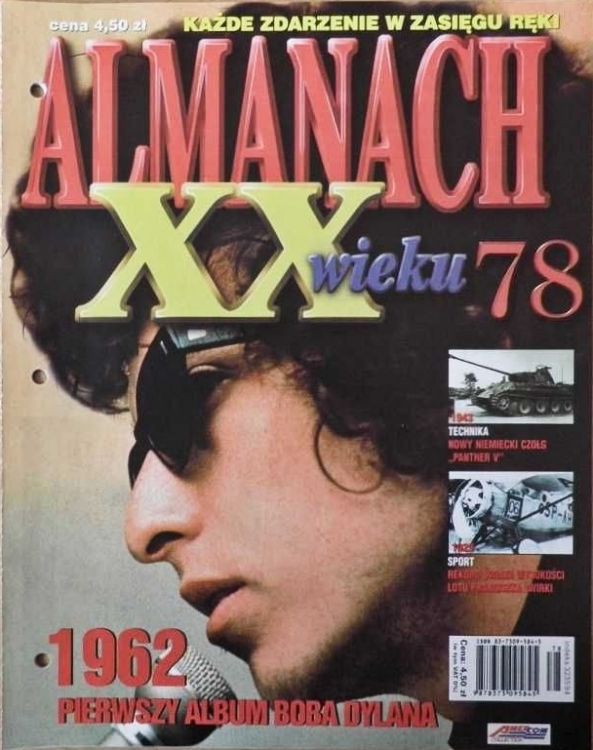 almananch polish magazine Bob Dylan front cover