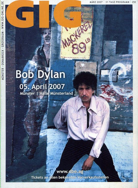 gig germany magazine Bob Dylan front cover