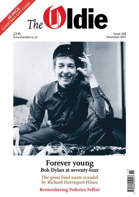 the oldie uk magazine Bob Dylan front cover