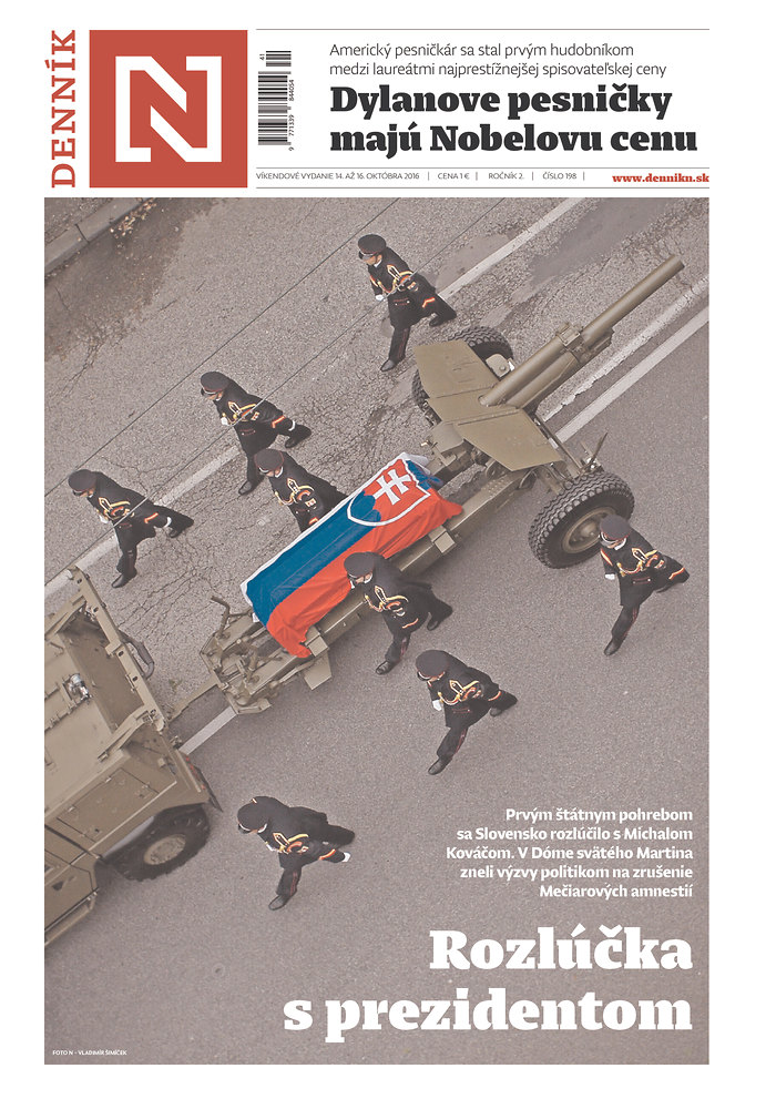dennik magazine bob dylan front cover