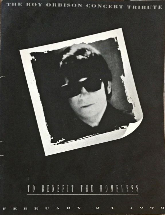 roy orbison tribute 24 february 1990 Bob Dylan Programme