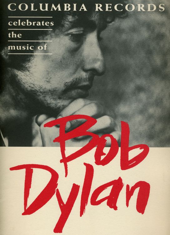 Bob Dylan 30th anniversary concert celebration 1992 Programme front