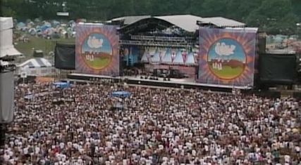 woodstock 1994 stage and crowd
