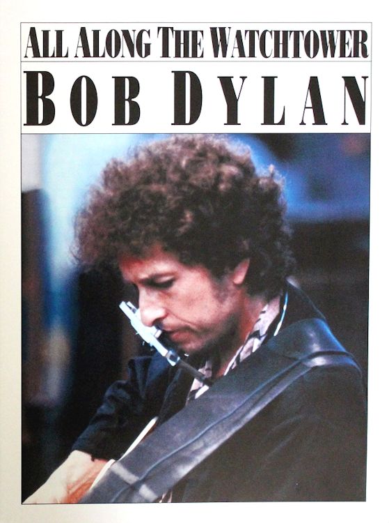 bob dylan all along the watchtower music sales sheet music