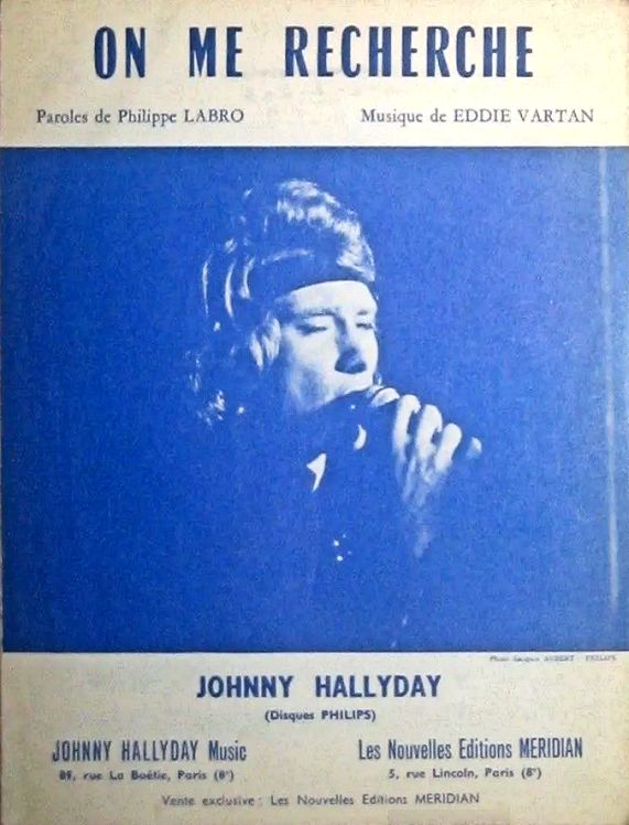 Johnny Hallyday On me Recherche sheet music