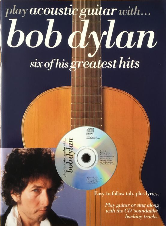 Play acoustic guitar with bob dylan songbook