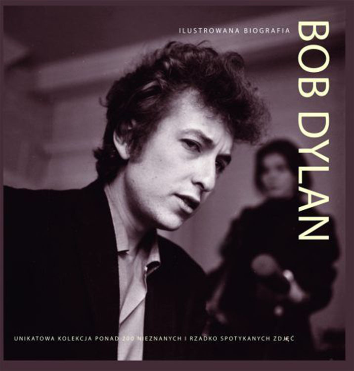 Ilustrowana-biografia-ch-rushby bob dylan book in Polish