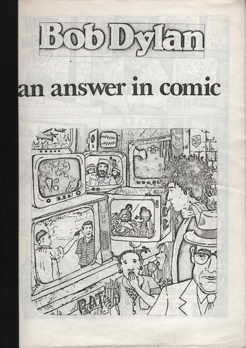 an answer in comic booklet
