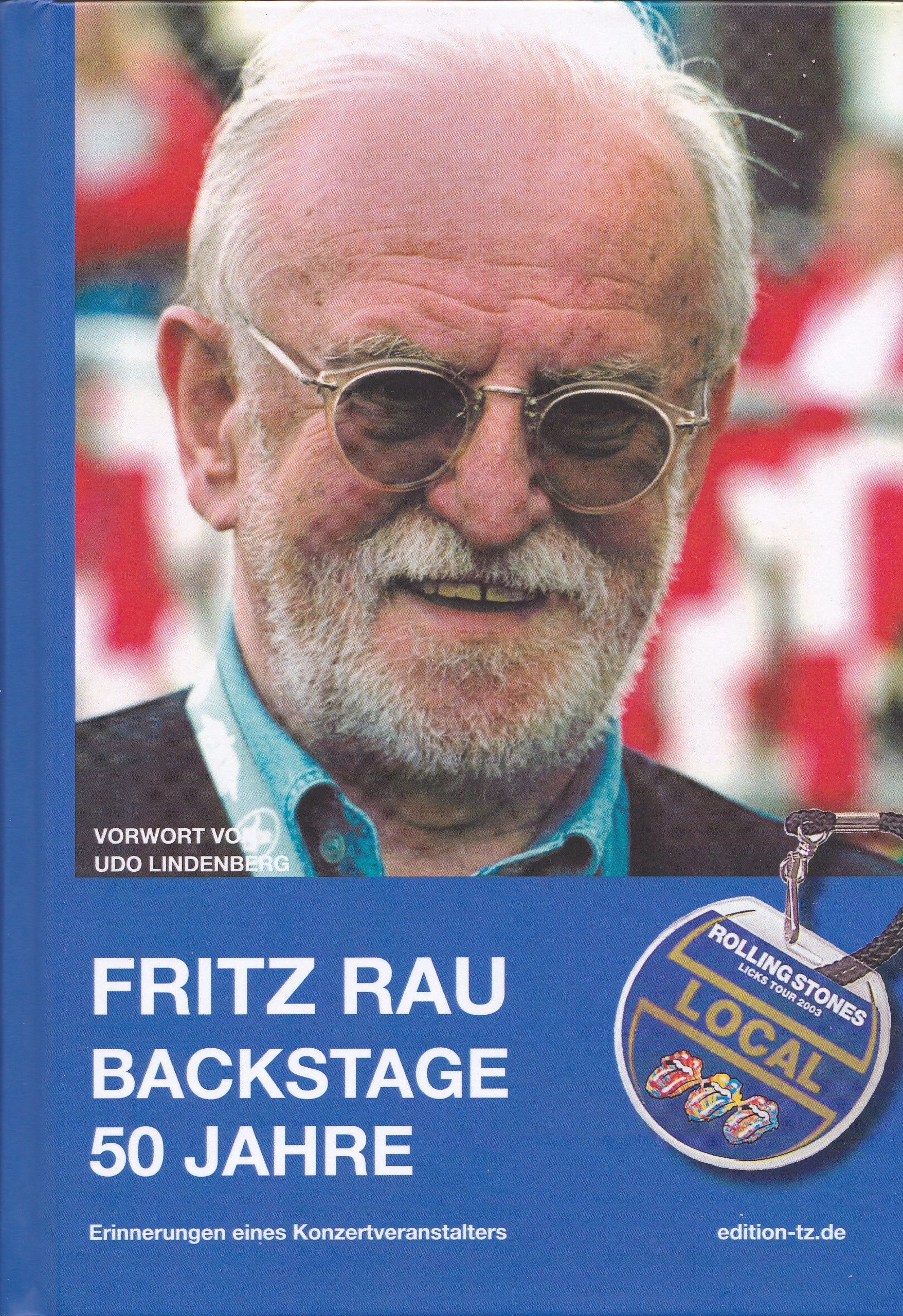50 JareBackstage by Fritz Rau book in German
