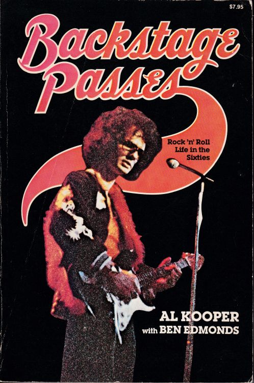 Backstage Passes Al Kooper 1977  book in English