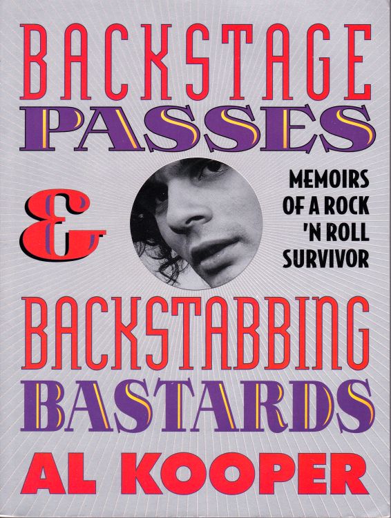 Backstage Passes Al Kooper 2000 book in English