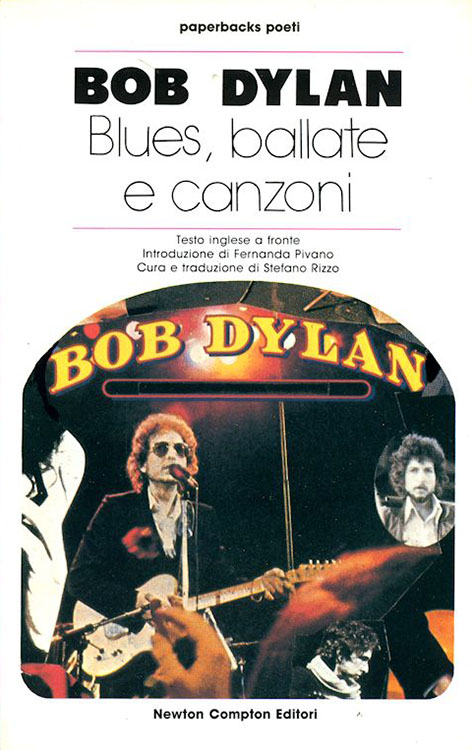 blues ballate e canzoni Newton Compton Editori 1987 bob dylan book in Italian