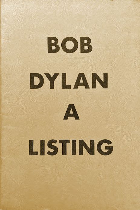 Bob Dylan a listing keith wilson book