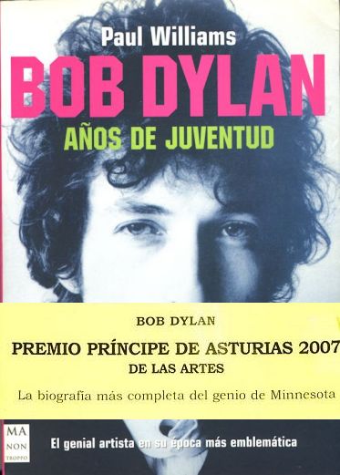 anos de juventud paul williams bob dylan book in Spanish