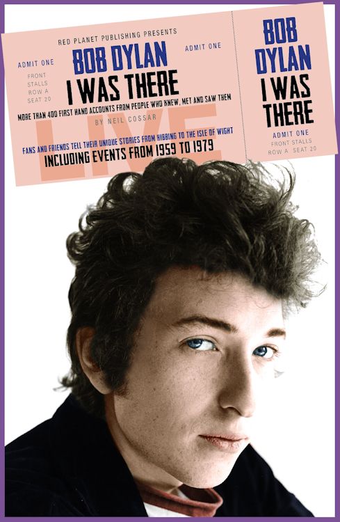 the day I was there Bob Dylan book pre publication