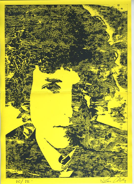 Bob Dylan in sweden artwork