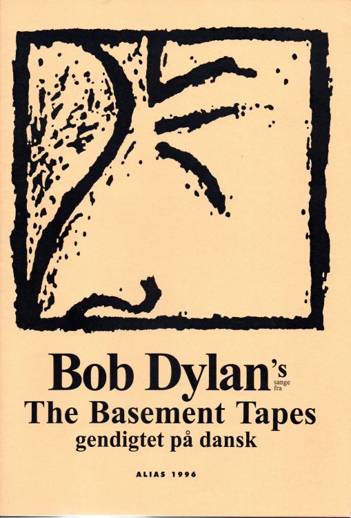 bob Dylan's sange fra the basement tapes gendigtet pa dansk book in Danish