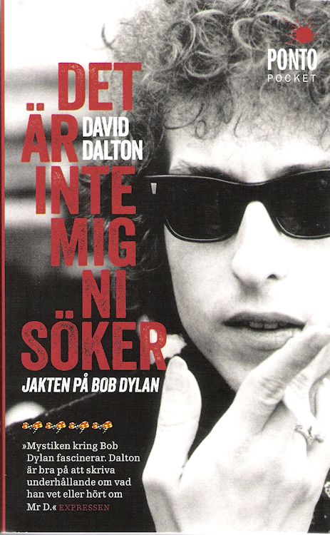 det ar inte mig ni soker ponto pocket bob Dylan book in Swedish