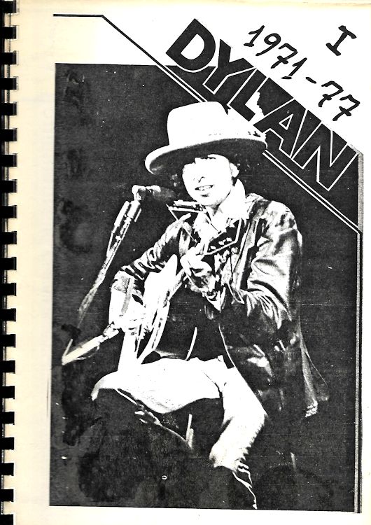 Dylan I 1971 1977 clippings book