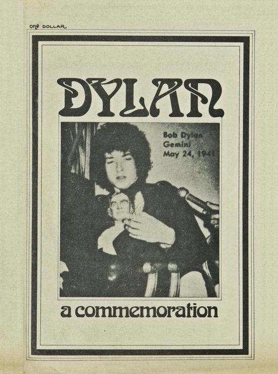 a commemoration pickering first edition Bob Dylan book