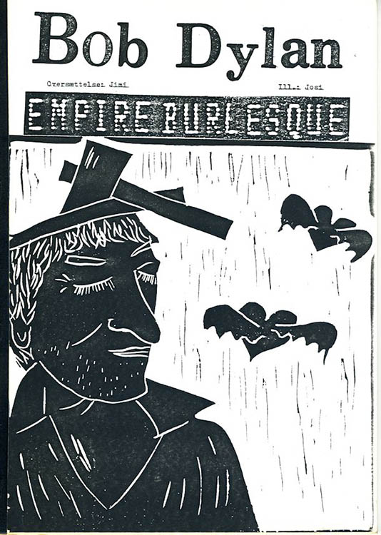 empire burlesque Dylan book in Danish