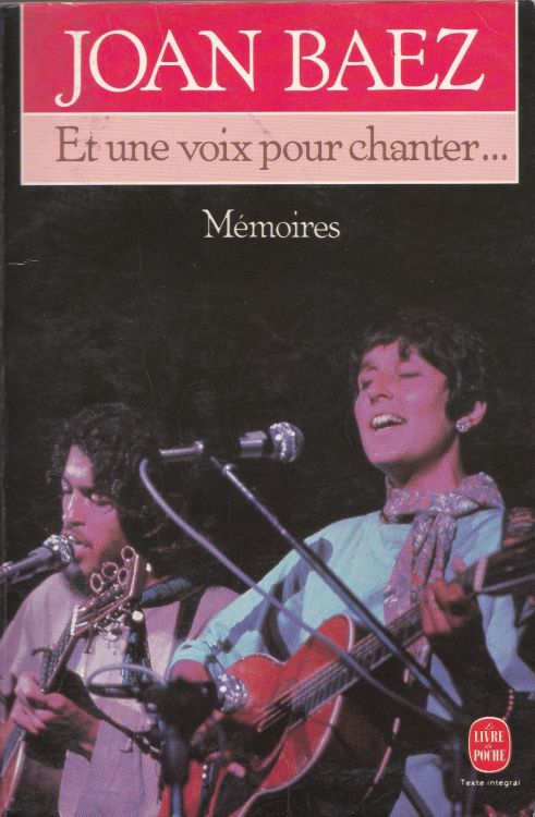 et une vois pour chanter joan baez  book in French