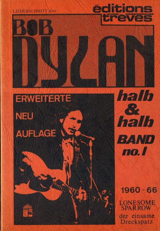 halb & halb band no 1 bob dylan book in German 1979