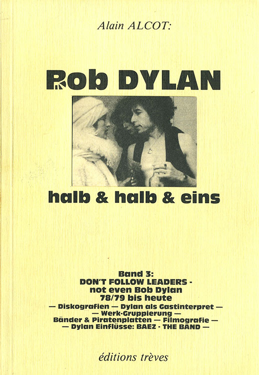 halb & halb band no 3 don(t follow leaders bob dylan book in German