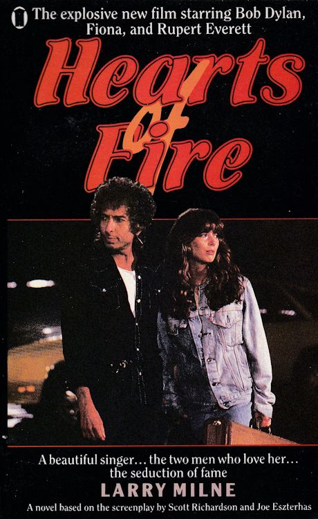 hearts of fire Bob Dylan book alternate front