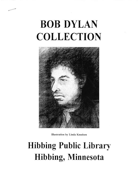 Bob Dylan collection hibbing library book