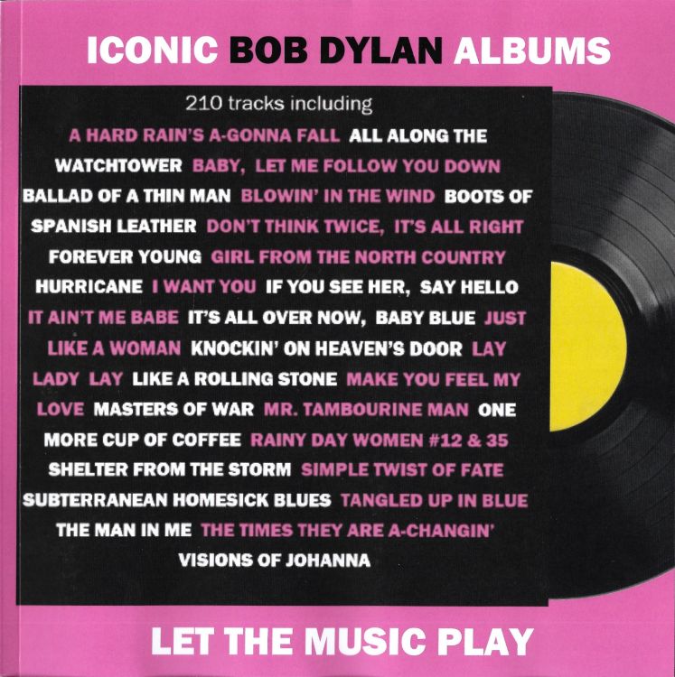 Iconic Bob Dylan albumsk