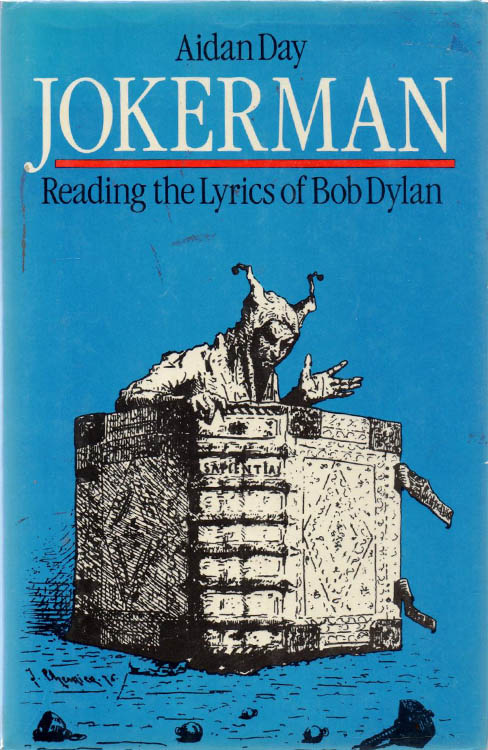 jokerman reading the lyrics of Bob Dylan book