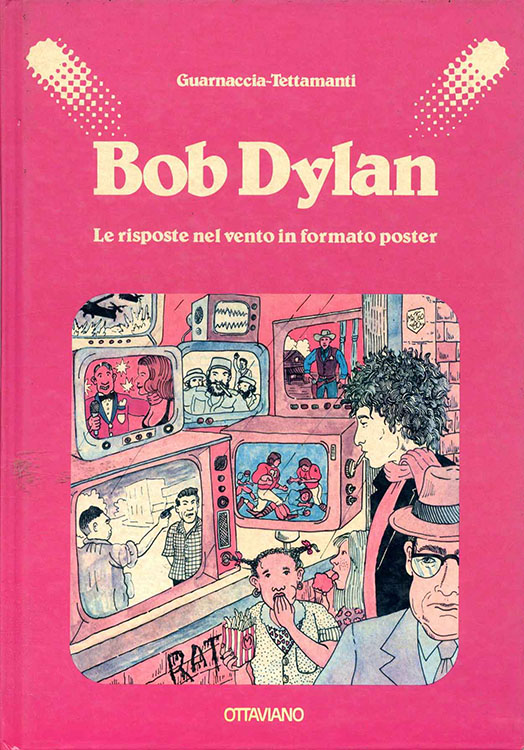 le riposte nel vento in formato poster bob dylan book in Italian