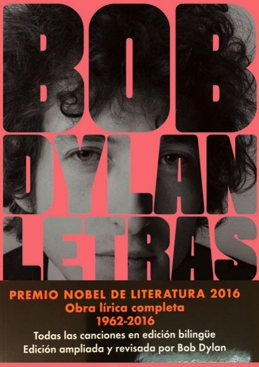 letras completas Malpaso 2016 red cover nobel obi bob dylan book in Spanish