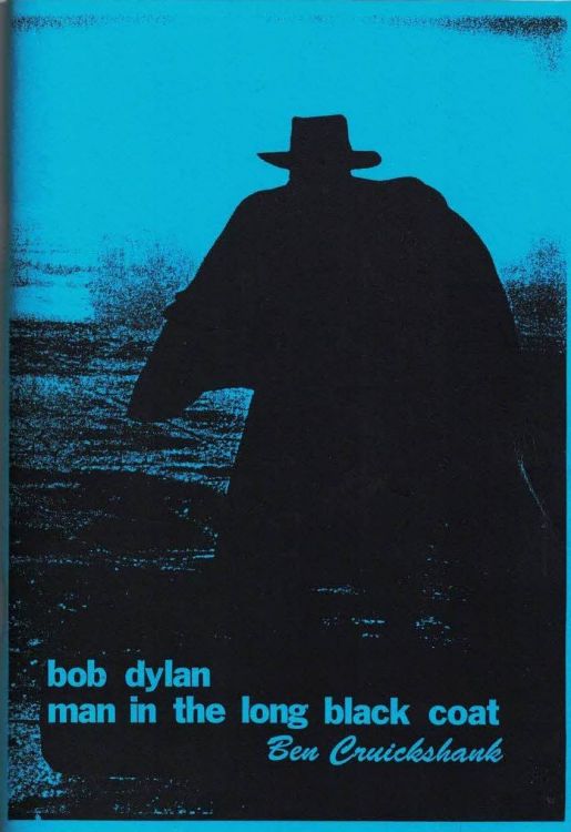 man in the long black coat blue-Bob Dylan book