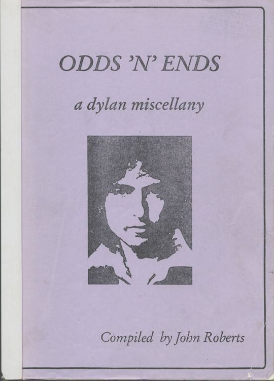 odds 'n' ends John Roberts violet colour Bob Dylan book