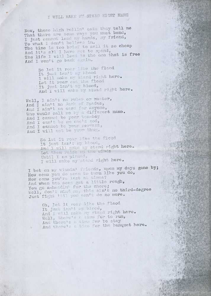 six unreleased songs