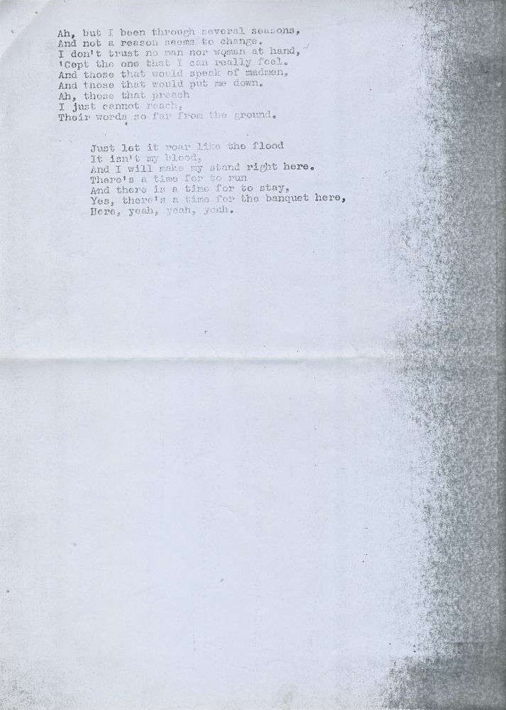 six unreleased songs