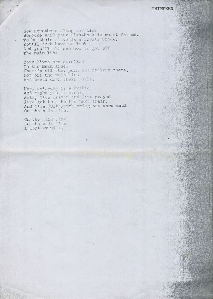six unreleased songs