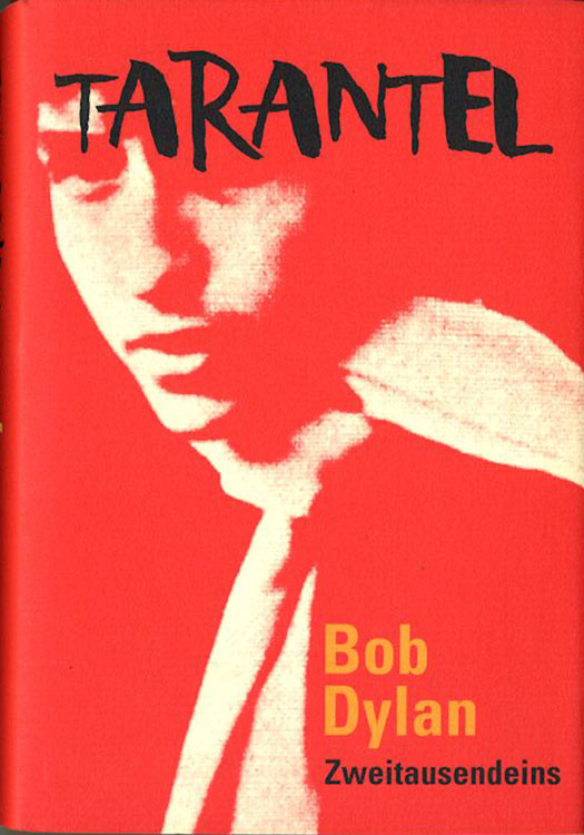 tarantula Zweitausendeins 2001 bob dylan book in German