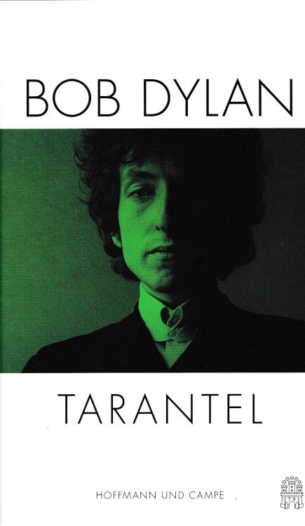 tarantel Hoffmann und Campe 2016 bob dylan book in German